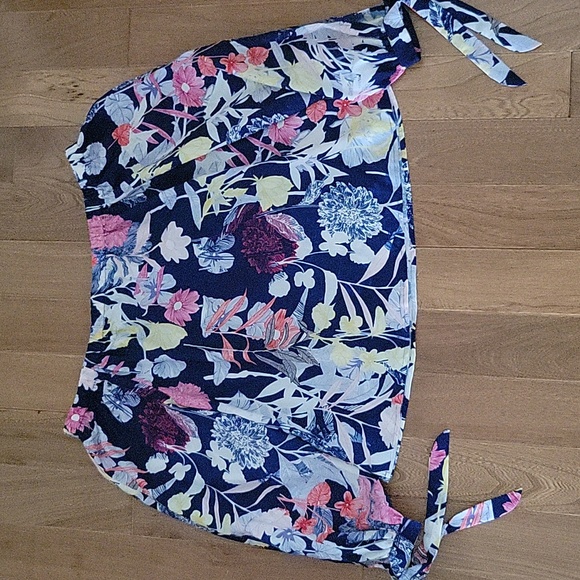 Yumi Kim Tropical Fiesta Off the Shoulder Long Sleeve Top Floral Small - Picture 2 of 9